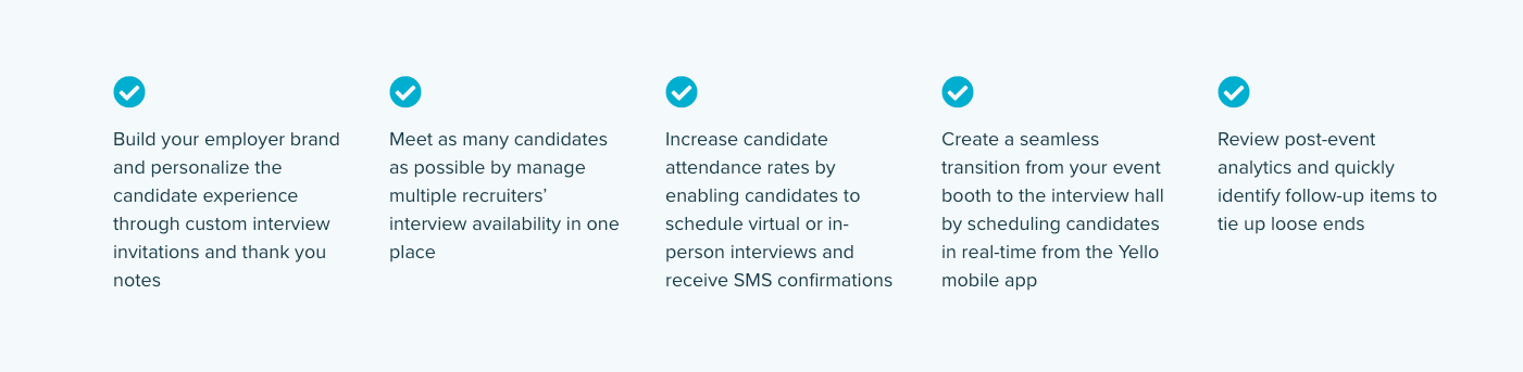 Event Based Scheduling Highlights